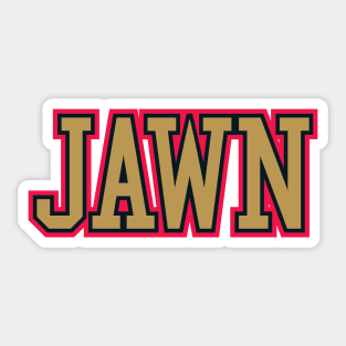 Throwback Jawn Philadelphia Basketball Sports Philly Sticker